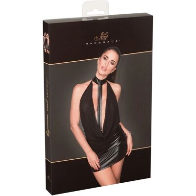 Robe Noir Powerwetlook Pierres Scintillantes - Robe Robe Noir Powerwetlook Pierres Scintillantes - Robe