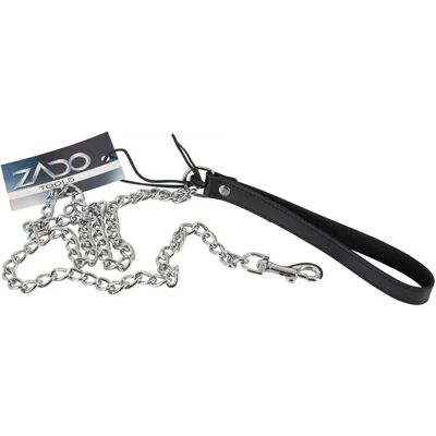 Zado Länk med Metallkedja, Läderhandtag, Karabiner Zado Länk med Metallkedja, Läderhandtag, Karabiner