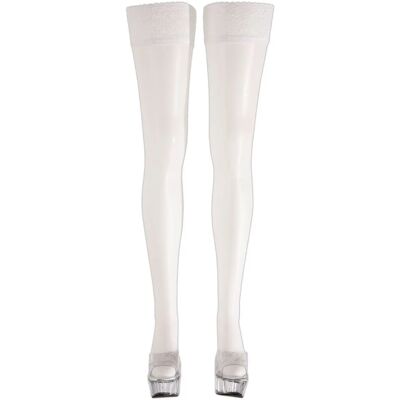 Cottelli Collection Bas Blancs aux Motifs Fleuris - Bas & Collants - Publicité Cottelli Collection Bas Blancs aux Motifs Fleuris - Bas & Collants - Publicité
