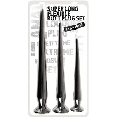 You2Toys Super Langes Flexibles Analsæt - Verschiedene Größen & Schwarz You2Toys Super Langes Flexibles Analsæt - Verschiedene Größen & Schwarz