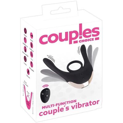 Vibrateur Multifonction pour Couples - Noir Vibrateur Multifonction pour Couples - Noir