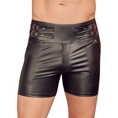 Shorts pour hommes NEK noirs - Taille haute, Poches, Sangles réglables - Shorts Shorts pour hommes NEK noirs - Taille haute, Poches, Sangles réglables - Shorts