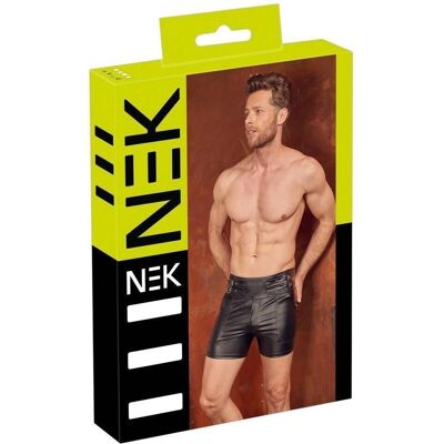 Shorts pour hommes NEK noirs - Taille haute, Poches, Sangles réglables - Shorts - Publicité Shorts pour hommes NEK noirs - Taille haute, Poches, Sangles réglables - Shorts - Publicité