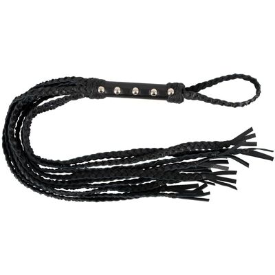 Zado Cuerda de Nueve Colas de Cuero - Instrumento BDSM Zado Cuerda de Nueve Colas de Cuero - Instrumento BDSM