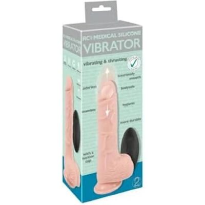 Vibrador de silicona RC Medical - Realista, Control Remoto, Impermeable Vibrador de silicona RC Medical - Realista, Control Remoto, Impermeable