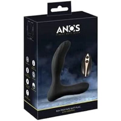 ANOS RC Prostata Plug med Fjernkontroll - Anal Vibrator ANOS RC Prostata Plug med Fjernkontroll - Anal Vibrator