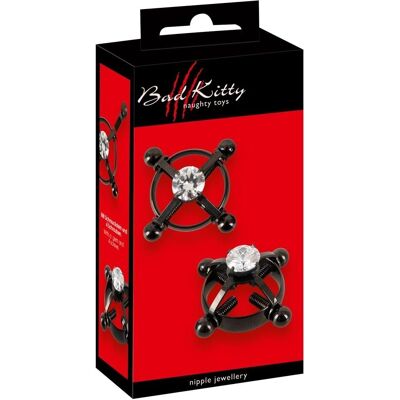 Bad Kitty Nipple Jewellery Shiny Star černý Bad Kitty Nipple Jewellery Shiny Star černý