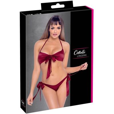 Maillot de Bain Cottelli Collection Rouge L/XL - Finition Satinée Maillot de Bain Cottelli Collection Rouge L/XL - Finition Satinée