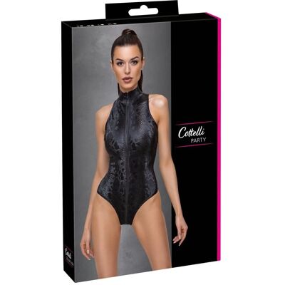 Cottelli Collection Body Schlangenmuster - Schwarz - Dessous Cottelli Collection Body Schlangenmuster - Schwarz - Dessous