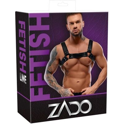ZADO Nahkainen Rintapanta Miehille - Säädettävä, BDSM Välinesetti ZADO Nahkainen Rintapanta Miehille - Säädettävä, BDSM Välinesetti