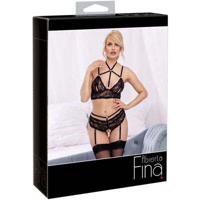 Ensemble de Lingerie Ouverte Abierta Fina XL - Bralette & Slip Ensemble de Lingerie Ouverte Abierta Fina XL - Bralette & Slip