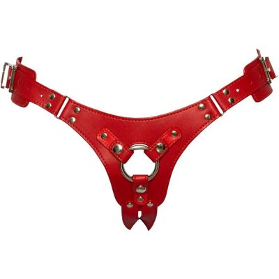 Bad Kitty Säädettävä punainen Strap-On-hihna - Dildo Tarvikkeet Bad Kitty Säädettävä punainen Strap-On-hihna - Dildo Tarvikkeet