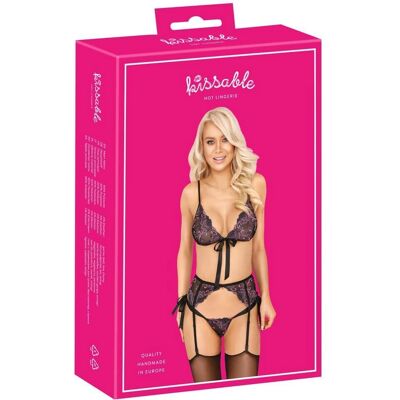 Conjunto de Encaje y Bordado Floral Kissable - S/M Conjunto de Encaje y Bordado Floral Kissable - S/M