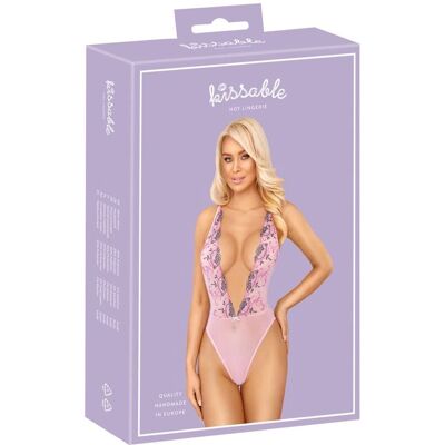 Kissable Body Ροζ με Κεντημένο Λουλουδάτο Σχέδιο Kissable Body Ροζ με Κεντημένο Λουλουδάτο Σχέδιο