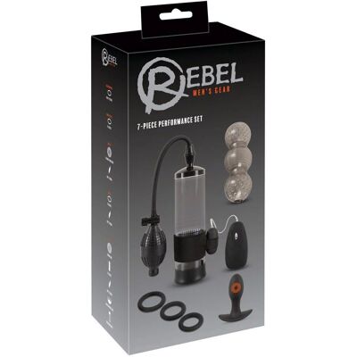 Rebel 7-delt leketøysett for menn Rebel 7-delt leketøysett for menn