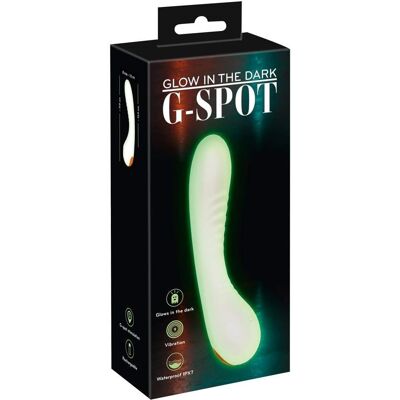 You2Toys Vibratore G-Spot che si illumina al buio - 9 modalità, silicone impermeabile You2Toys Vibratore G-Spot che si illumina al buio - 9 modalità, silicone impermeabile