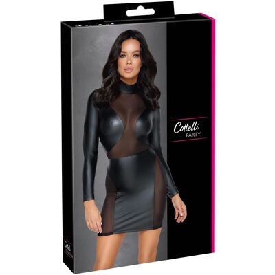 Robe mate noire avec Powernet de Cottelli - Type de robe Robe mate noire avec Powernet de Cottelli - Type de robe