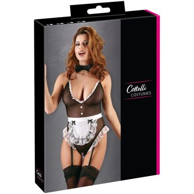 Cottelli Collectie Sexy Dienstmeisje Set - 3 Stuks Cottelli Collectie Sexy Dienstmeisje Set - 3 Stuks