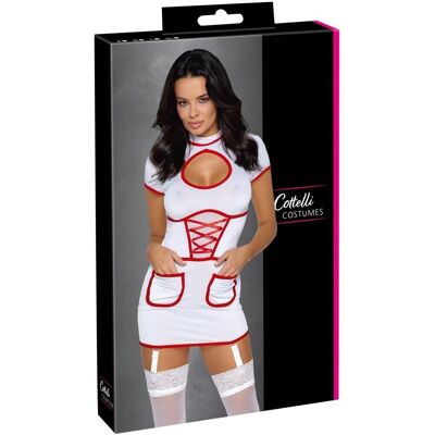 Cottelli Krankenschwester Kostüm - Modell M - Sexy Weißes Kleid - Rollenspiel Cottelli Krankenschwester Kostüm - Modell M - Sexy Weißes Kleid - Rollenspiel