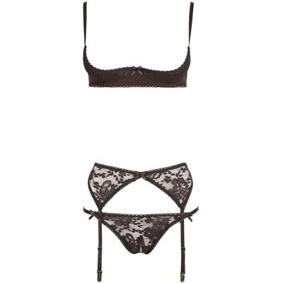 Ensemble de Dentelle Noire Cottelli Collection - Lingerie Ensemble de Dentelle Noire Cottelli Collection - Lingerie
