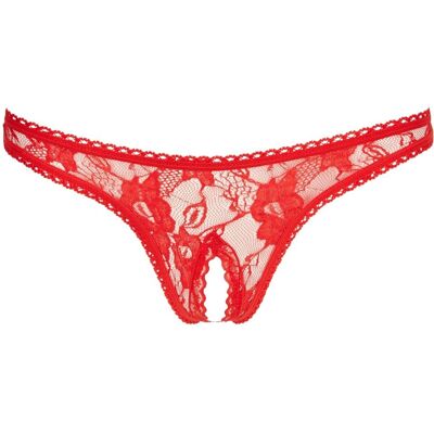 String en dentelle rouge Cottelli Collection - L Lingerie String en dentelle rouge Cottelli Collection - L Lingerie