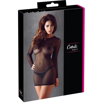 Vestido Powernet Negro Cottelli Collection S - Vestido Vestido Powernet Negro Cottelli Collection S - Vestido