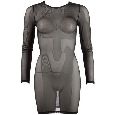 Robe Powernet noire XL de Cottelli - Robes Robe Powernet noire XL de Cottelli - Robes