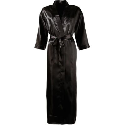 Cottelli Collection Kimono Noir 2XL/3XL - Kimono Cottelli Collection Kimono Noir 2XL/3XL - Kimono