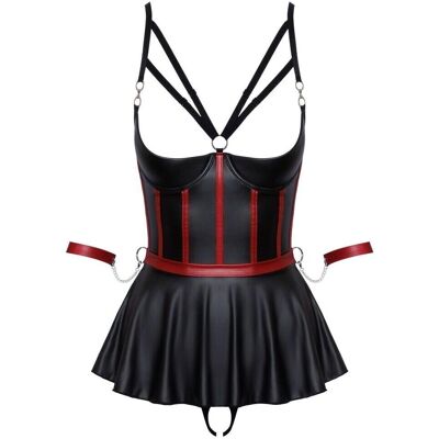 Cottelli Bondage Hebe Plus String ανοιχτό - Σετ εσώρουχα Cottelli Bondage Hebe Plus String ανοιχτό - Σετ εσώρουχα