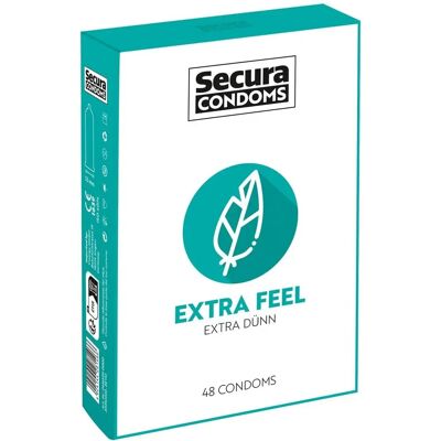 Prezerwatywy Secura Extra Feel - 48 szt. Prezerwatywy Secura Extra Feel - 48 szt.
