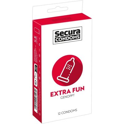 Secura Extra Fun - Óvszer stimuláló pontokkal Secura Extra Fun - Óvszer stimuláló pontokkal