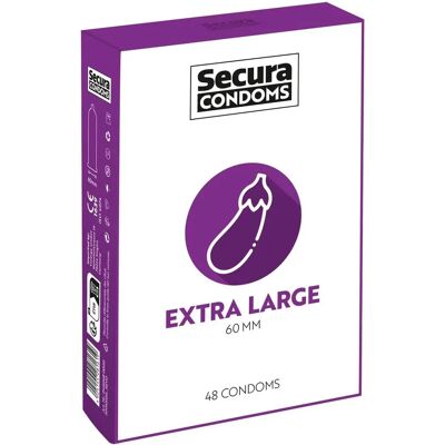 Secura Extra Large Kondomer - 48 kpl Secura Extra Large Kondomer - 48 kpl
