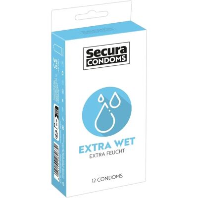 Preservativi Extra Wet Secura - 12 pezzi Preservativi Extra Wet Secura - 12 pezzi