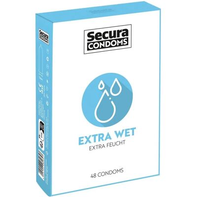 Preservativi Secura Extra Wet - 48 pezzi Preservativi Secura Extra Wet - 48 pezzi