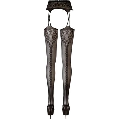Ceinture porte-jarretelles en dentelle noire et bas - Lingerie Ceinture porte-jarretelles en dentelle noire et bas - Lingerie