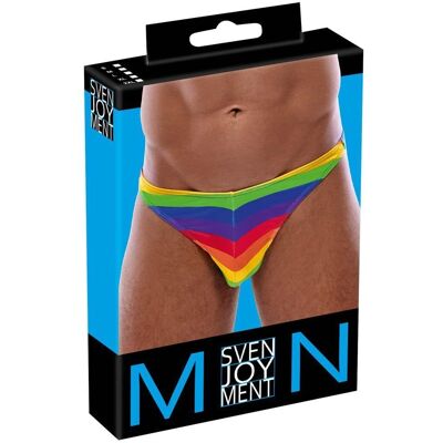 String arc-en-ciel Svenjoyment - S - Confortable et Coloré - Publicité String arc-en-ciel Svenjoyment - S - Confortable et Coloré - Publicité