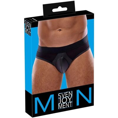 Svenjoyment Slips XL de malla negra con wetlook - Ropa interior Svenjoyment Slips XL de malla negra con wetlook - Ropa interior