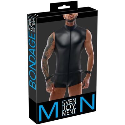 Combinaison Bondage Svenjoyment - Avec menottes détachables Combinaison Bondage Svenjoyment - Avec menottes détachables