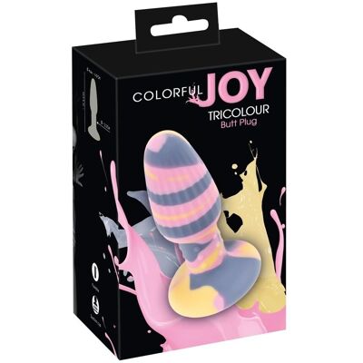 You2Toys Analplug Colorful Joy - Triple Color Butt Plug You2Toys Analplug Colorful Joy - Triple Color Butt Plug