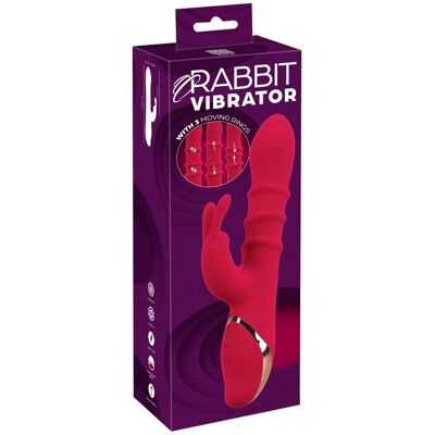 You2toys Vibrador De Conejo Con 3 Anillos Vibratorios - Vibrador You2toys Vibrador De Conejo Con 3 Anillos Vibratorios - Vibrador