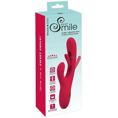 Sweet Smile Kaninvibrator G-Piste - Seksuaalinen lelu naisille Sweet Smile Kaninvibrator G-Piste - Seksuaalinen lelu naisille