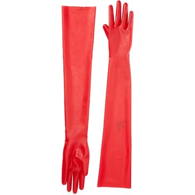 The Latex Collection Latex Handsker Rød S - Handsker The Latex Collection Latex Handsker Rød S - Handsker