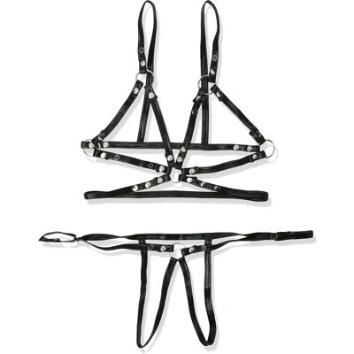 Σετ Bondage Μπικίνι Cottelli Collection - Σετ Sexy Ανοιχτό Σετ Bondage Μπικίνι Cottelli Collection - Σετ Sexy Ανοιχτό