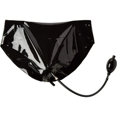 Slip en latex avec double dildo gonflable - Slip en latex avec double dildo gonflable Slip en latex avec double dildo gonflable - Slip en latex avec double dildo gonflable