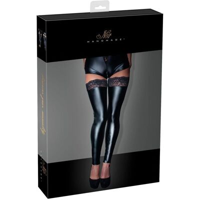 Noir Handmade Wetlook Strümpfe - Schwarz Noir Handmade Wetlook Strümpfe - Schwarz