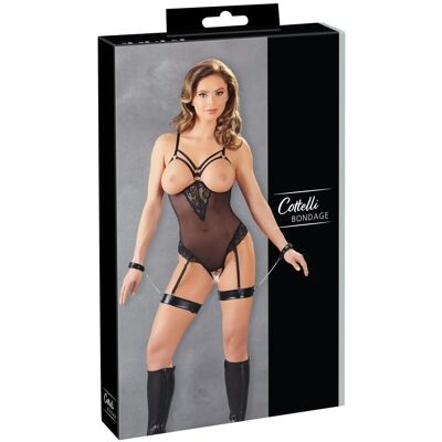 Cottelli Collection Body Bondage avec Cups Ouverts - S Cottelli Collection Body Bondage avec Cups Ouverts - S