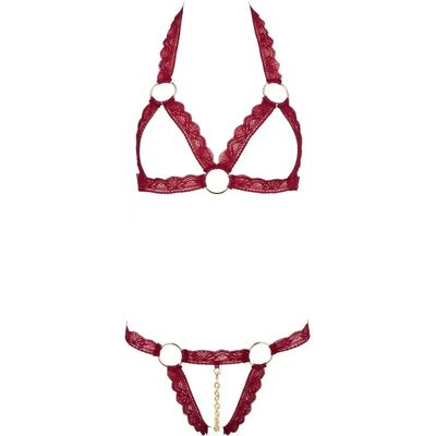 Cottelli Collection Nyitott Bordeaux 2-részes Lingerie Sz M Cottelli Collection Nyitott Bordeaux 2-részes Lingerie Sz M