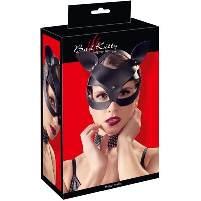 Bad Kitty BDSM-maski polyuretaanihärkästä - Musta Bad Kitty BDSM-maski polyuretaanihärkästä - Musta