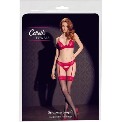 Cottelli Stockings negro/rojo - Stockings Cottelli Stockings negro/rojo - Stockings