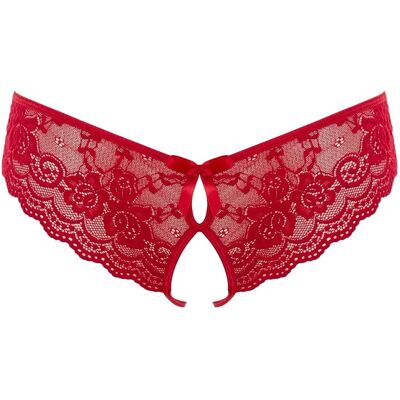 Cottelli Collection Åben blondeslip M - Undertøj Cottelli Collection Åben blondeslip M - Undertøj